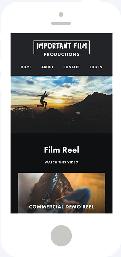 Responsive, Mobile-Friedly, video website hosted by SproutVideo using the Rosewood Theme