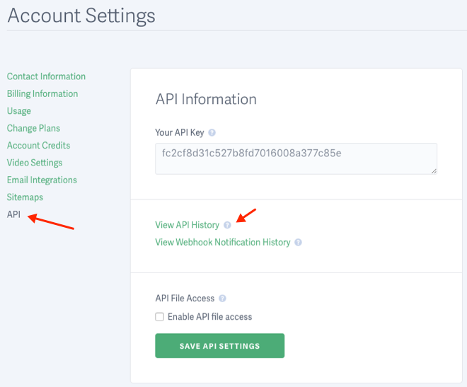 Locate API Logs for Troubleshooting