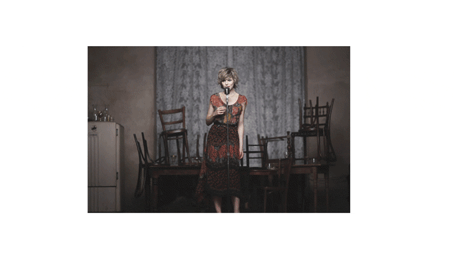 stage lighting with fresnel and silks