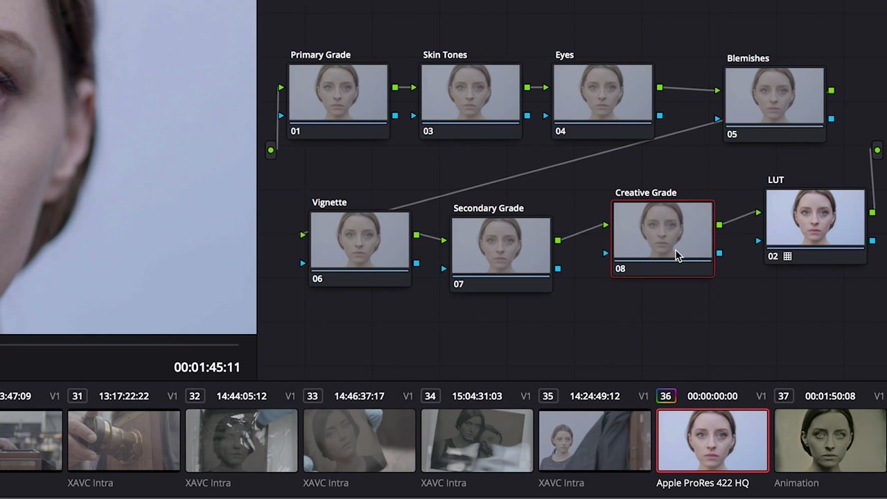 Nodes in DaVinci Resolve