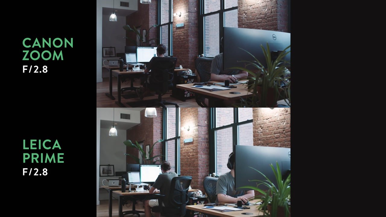 F-Stop lens exposure comparison