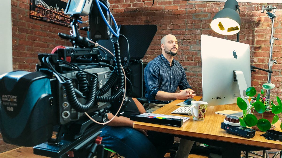 Behind the scenes of holiday video